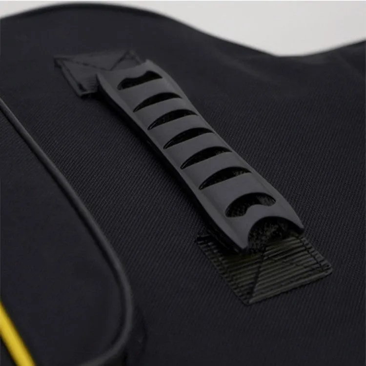 (105x42x12cm) Padded Guitar Cover Waterproof Bag with Carrying Strap - Black