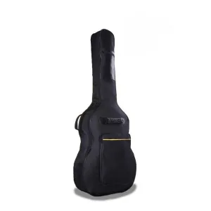 (105x42x12cm) Padded Guitar Cover Waterproof Bag with Carrying Strap - Black