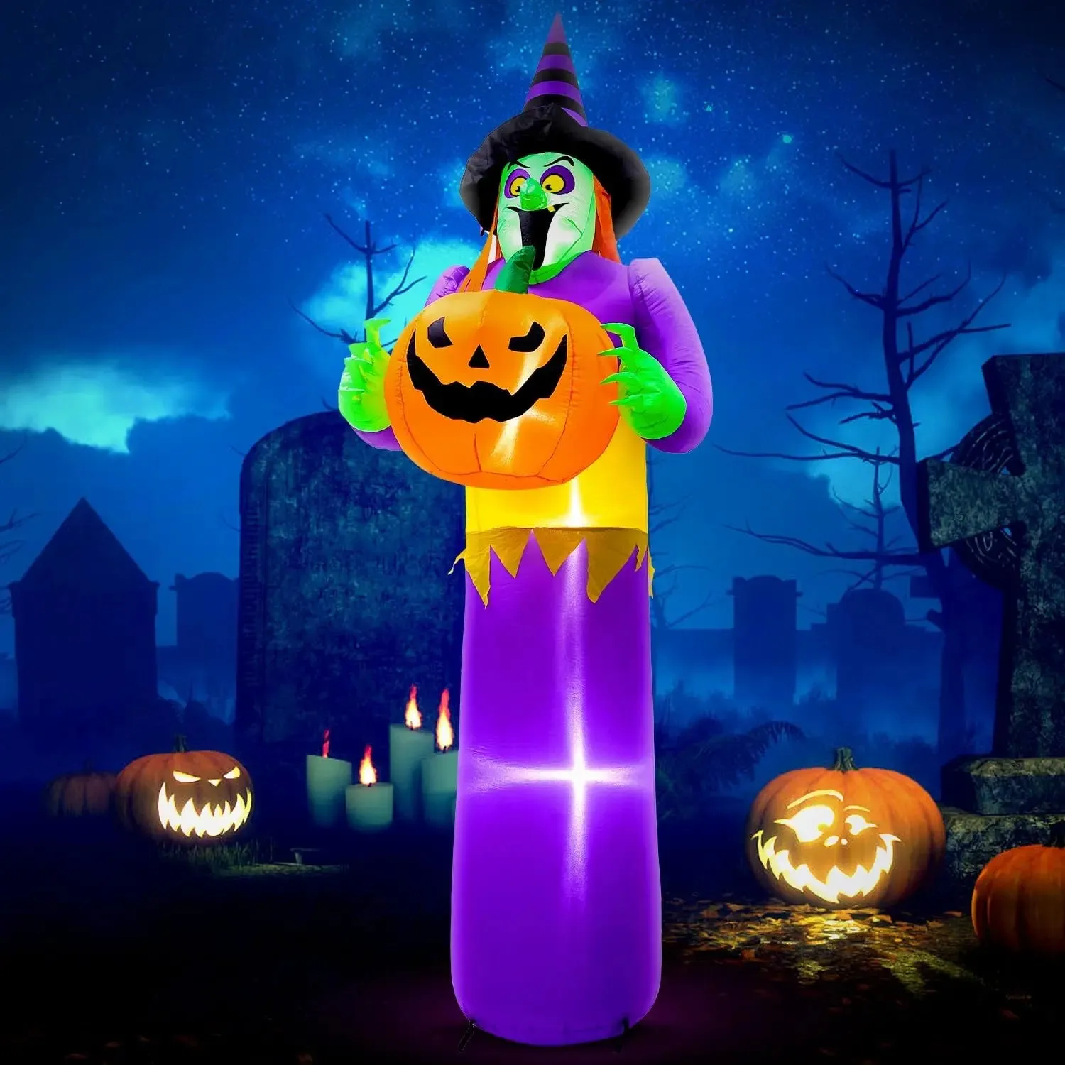 10FT Towering Terror Halloween Inflatable – Scary Outdoor Blow-Up Decoration