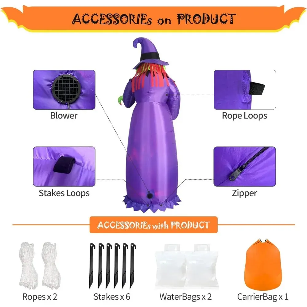10FT Towering Terror Halloween Inflatable – Scary Outdoor Blow-Up Decoration