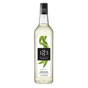 1883 Peppermint Syrup 1L Glass Bottle