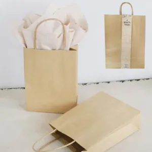 2 Pack Brown Kraft bag - 33cm x 45.7cm x 10cm