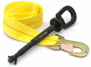 71490 STECK I-BOLT Universal Tow Eye with Safety Strap