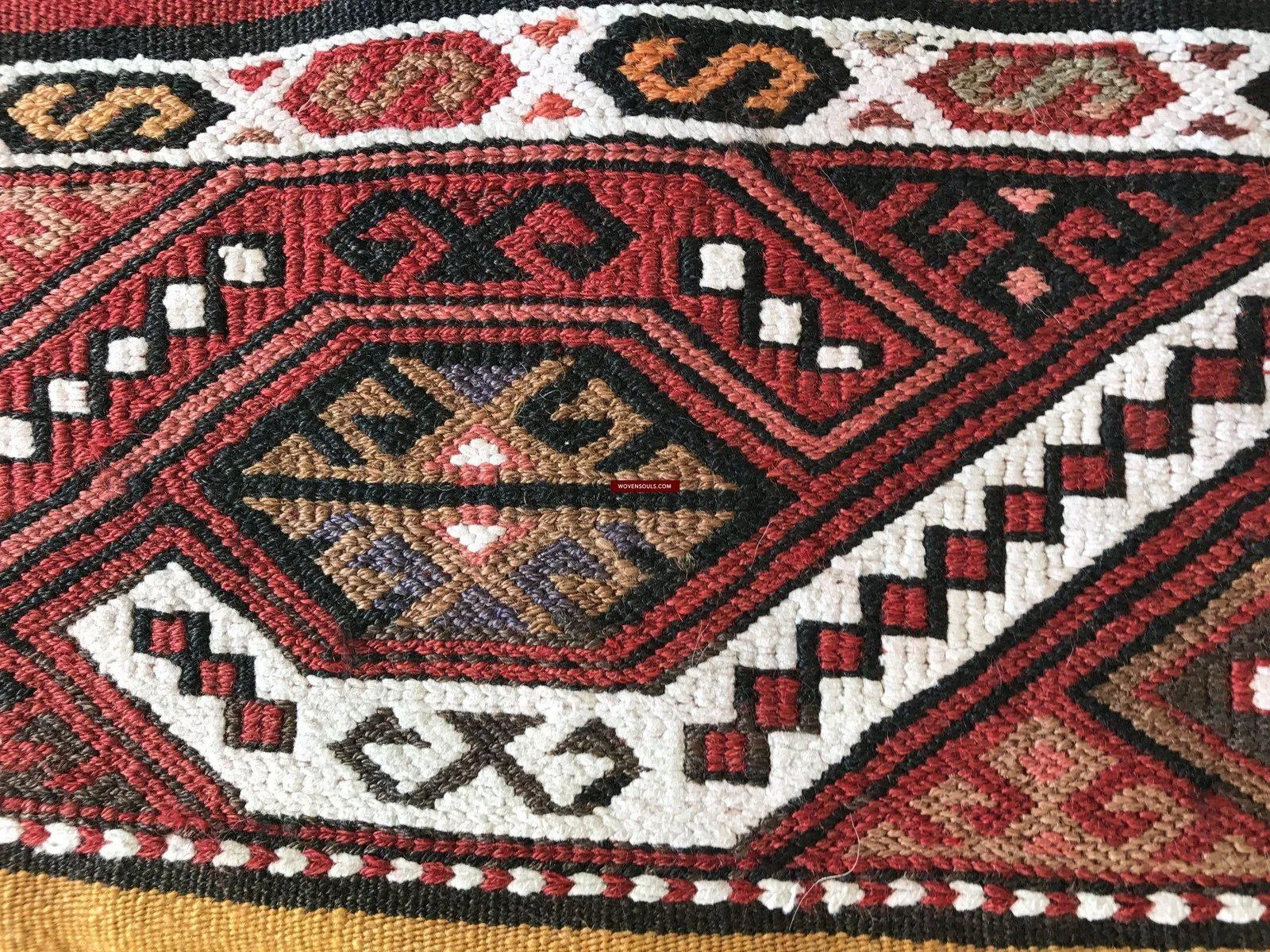 804 SOLD Old Anatolian Chuval - Striking Colors