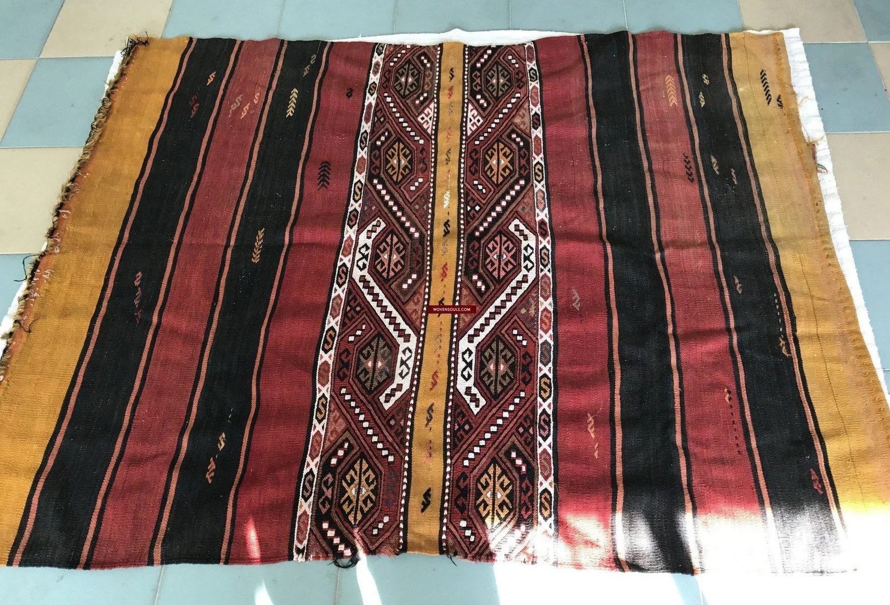 804 SOLD Old Anatolian Chuval - Striking Colors