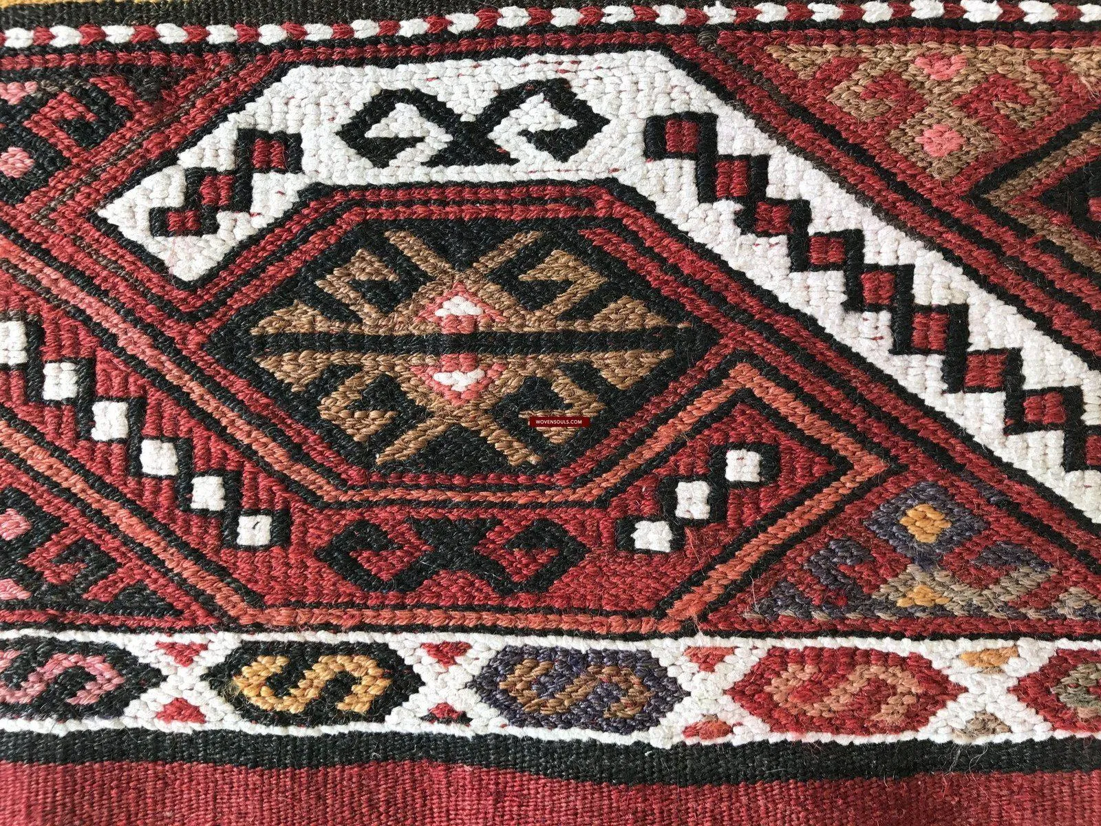 804 SOLD Old Anatolian Chuval - Striking Colors