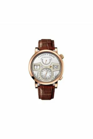 a. lange & sohne zeitwerk striking time 44.2mm 18kt rose gold men's watch