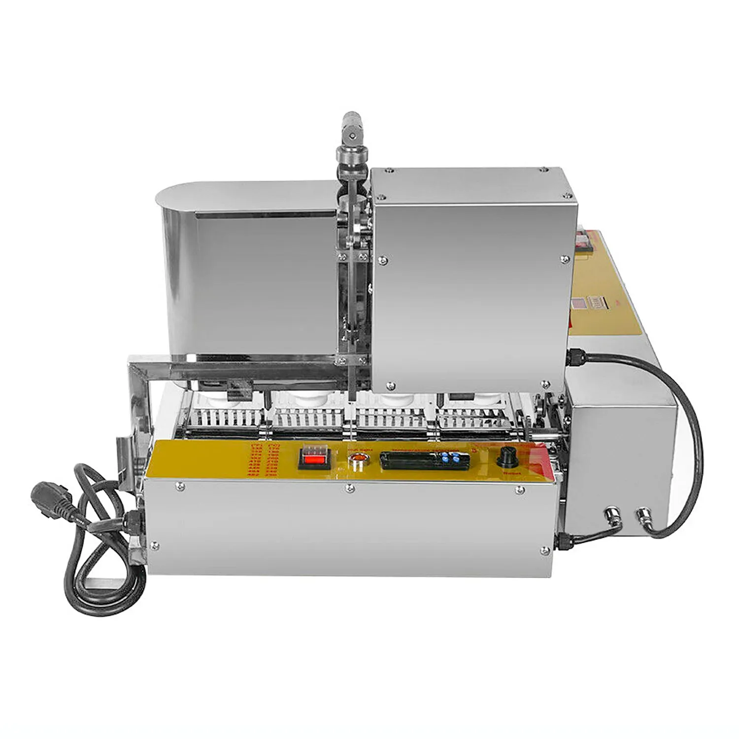 ALDKitchen Mini Donut Maker Commercial | Automatic Doughnut Frying Machine | Stainless Steel