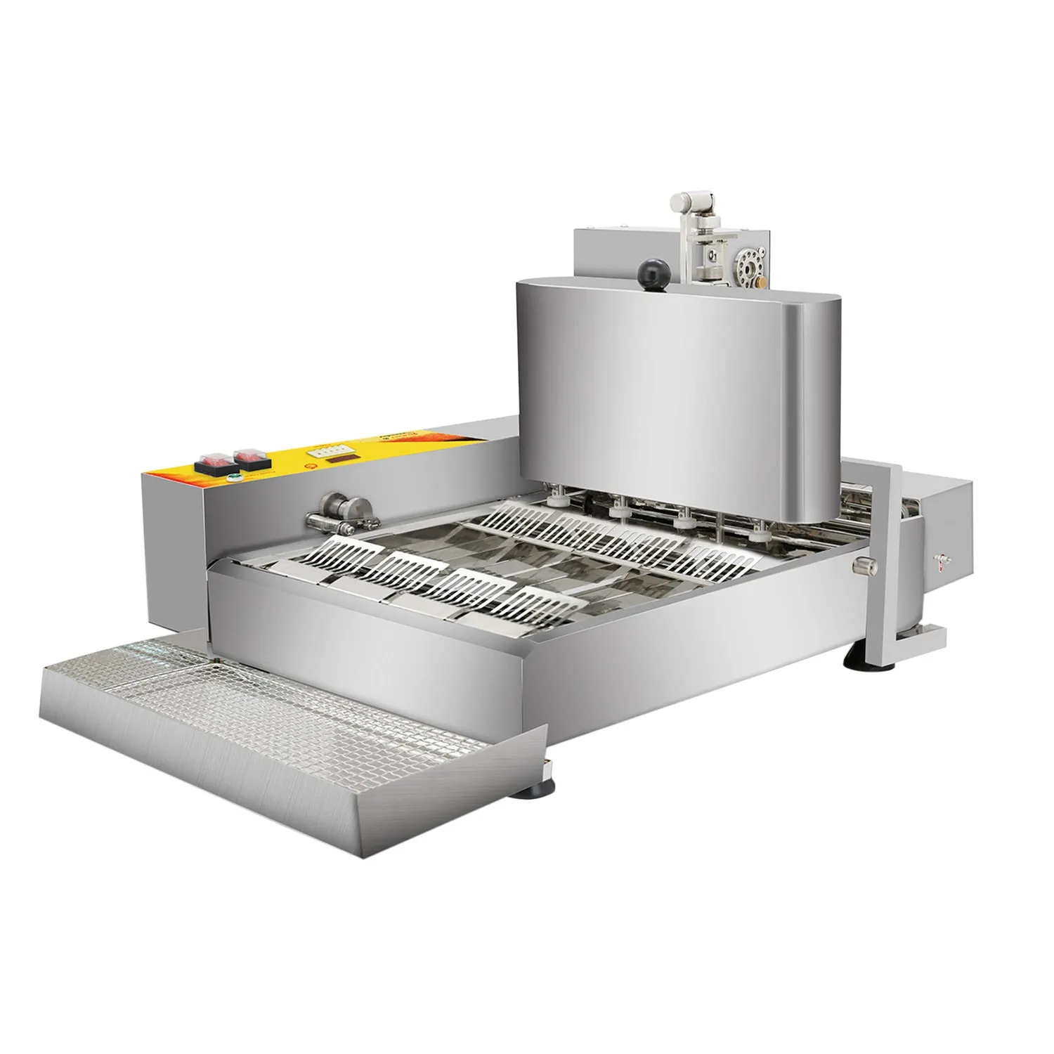 ALDKitchen Mini Donut Maker Commercial | Automatic Doughnut Frying Machine | Stainless Steel
