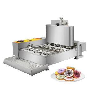 ALDKitchen Mini Donut Maker Commercial | Automatic Doughnut Frying Machine | Stainless Steel