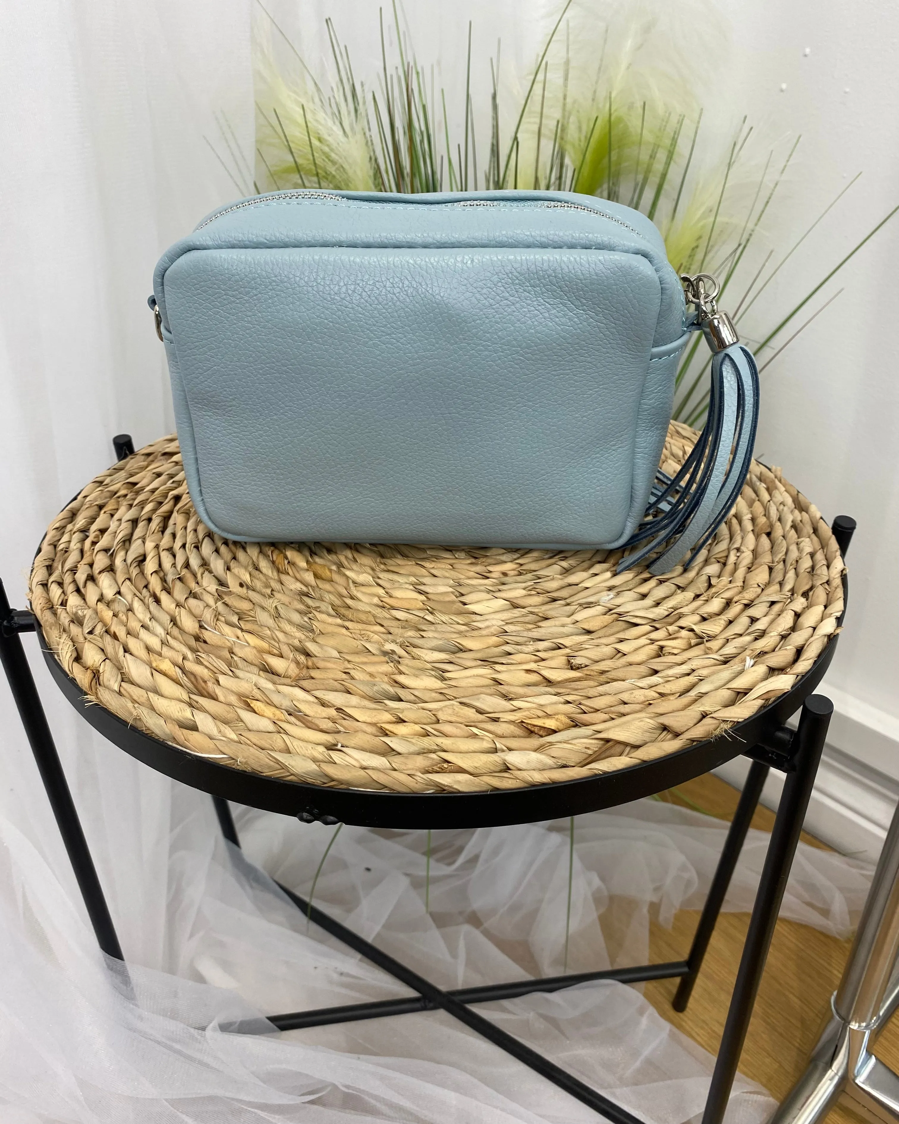 Alison Camera Bag - Powder Blue