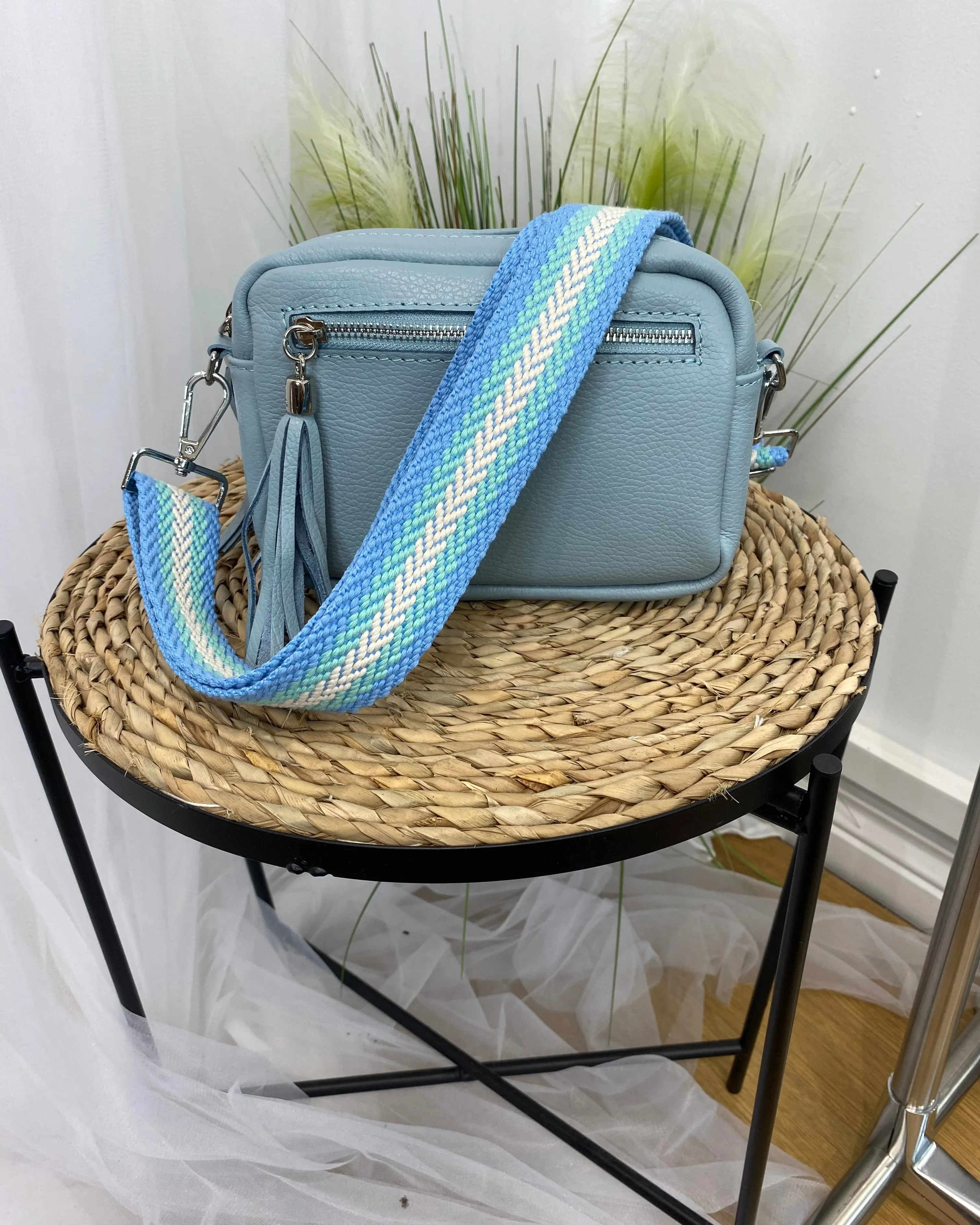 Alison Camera Bag - Powder Blue