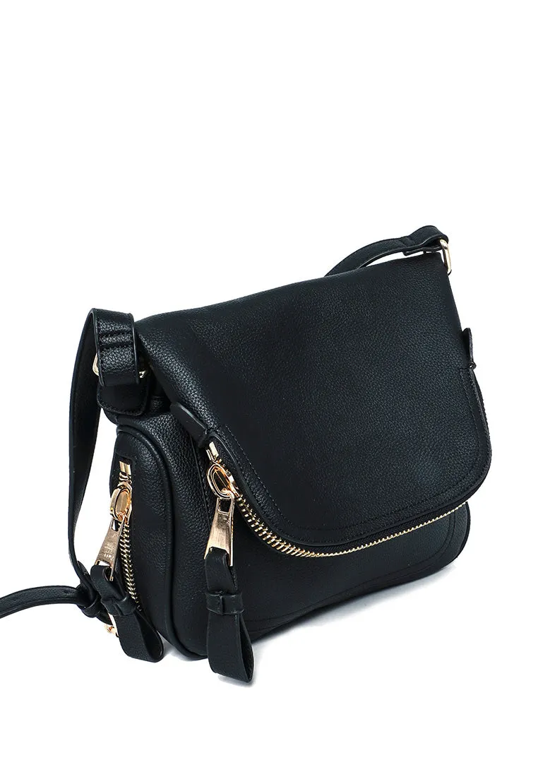 Andie Saddle Bag (Black)
