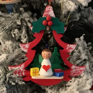 Angel Tree with Heart - Christmas Tree Decoration (Pre-Order Item)