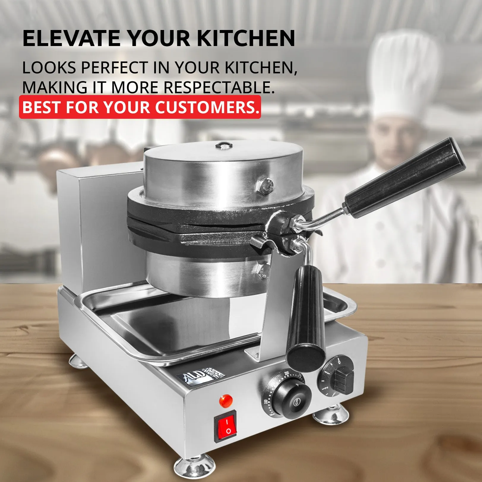 AP-127 AP-124 Bubble Waffle Maker Machine | Improved Digital Thermostat | Commercial Waffle Iron | 110V | Egg Waffle Machine | Improved Manual Thermostat | 360 Rotated Mechanism