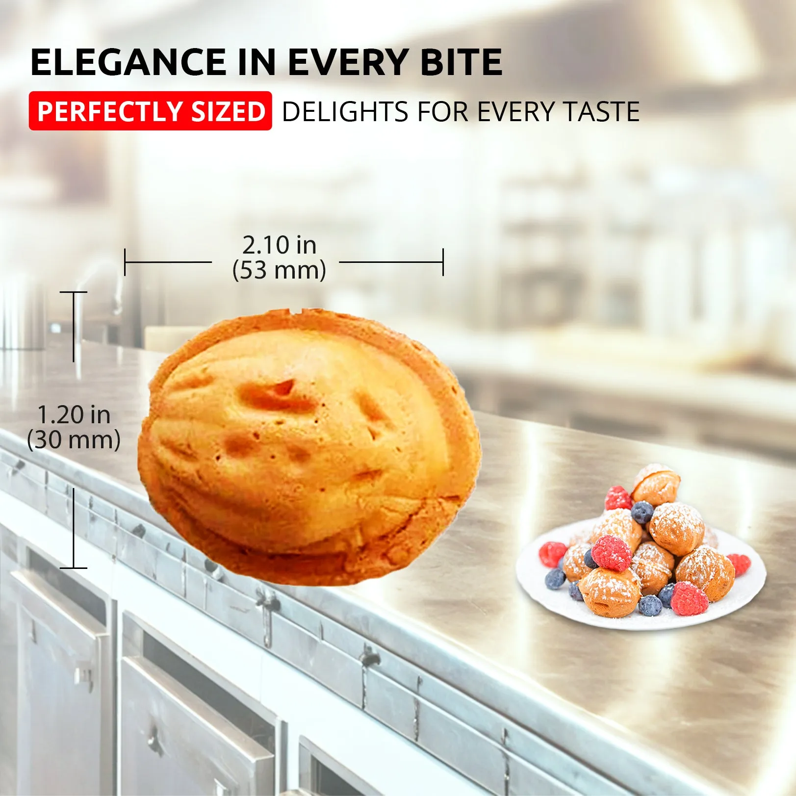 AP-451 Walnut Crisp Maker | Walnut Sweet Cake | 10 Pcs | Nonstick