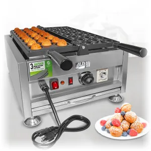 AP-738 Walnut-Shape Waffle Maker | Stuffed Waffle Iron | 23 Nut Waffles