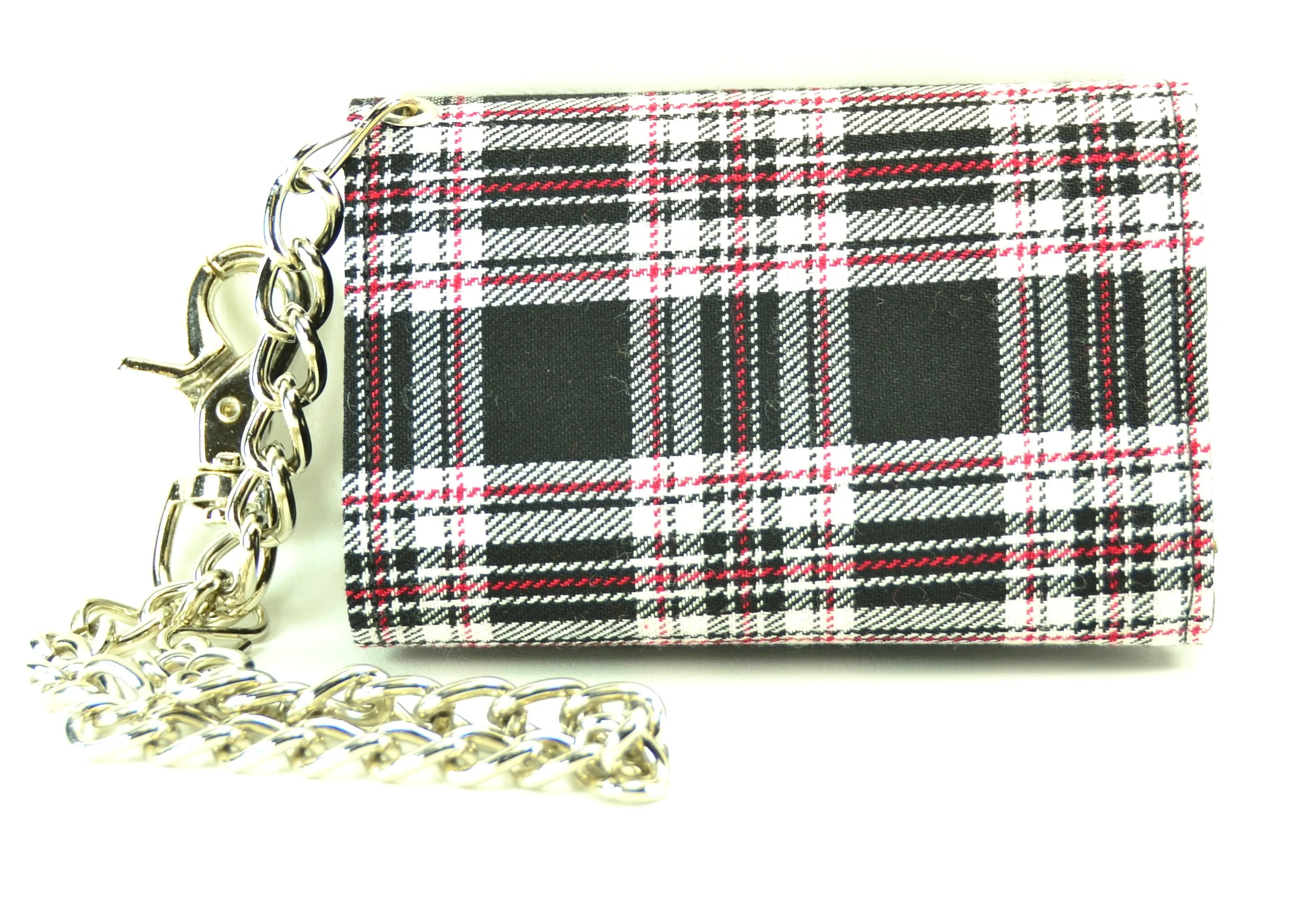 AssortedPlaid Trifold Wallet