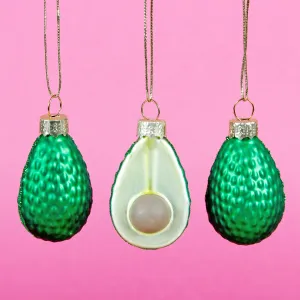 Avocado Mini Bauble - Set of 3