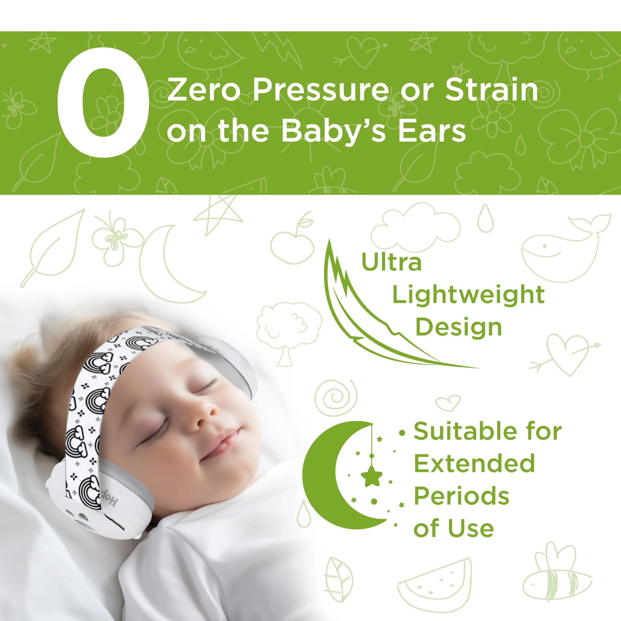 Baby Ear Muff - Noise Canceling Headphone for Infant Hearing Protection Black