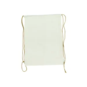 Backpack Plain Bag, Cream- 42x30cm
