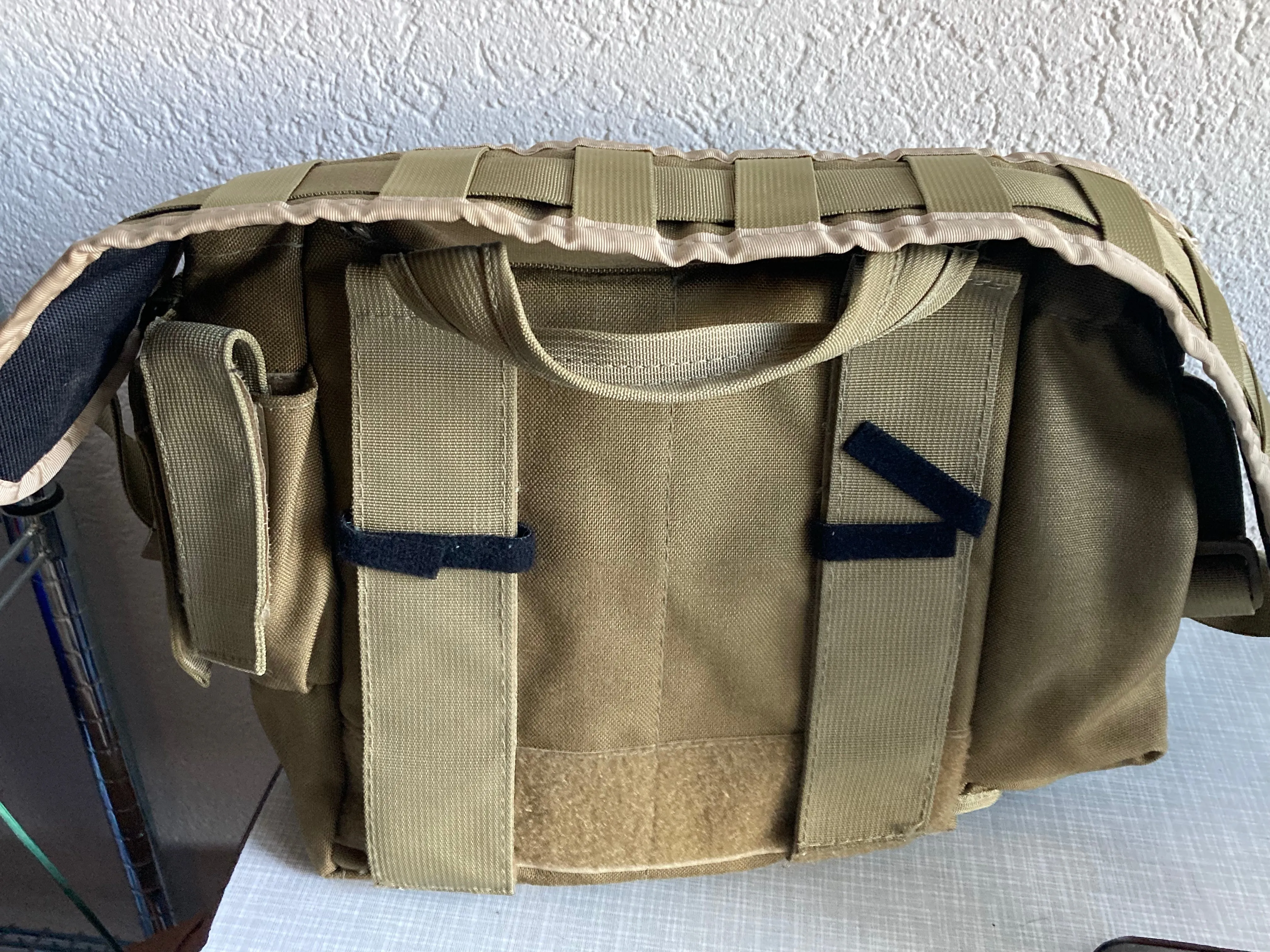 Bag, Range Bag /Run Bag Multi-Pouch bag Tan