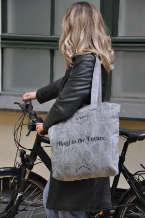 'Bag to the Future' Cotton Canvas Tote