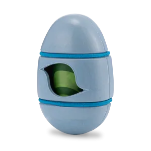 Bamboo Poop Bag Dispenser, Blue