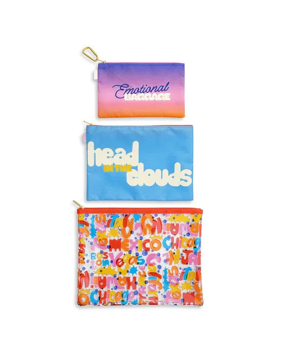 Ban.do - Getaway Travel Pouch Set, Head in the Clouds