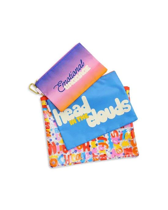 Ban.do - Getaway Travel Pouch Set, Head in the Clouds