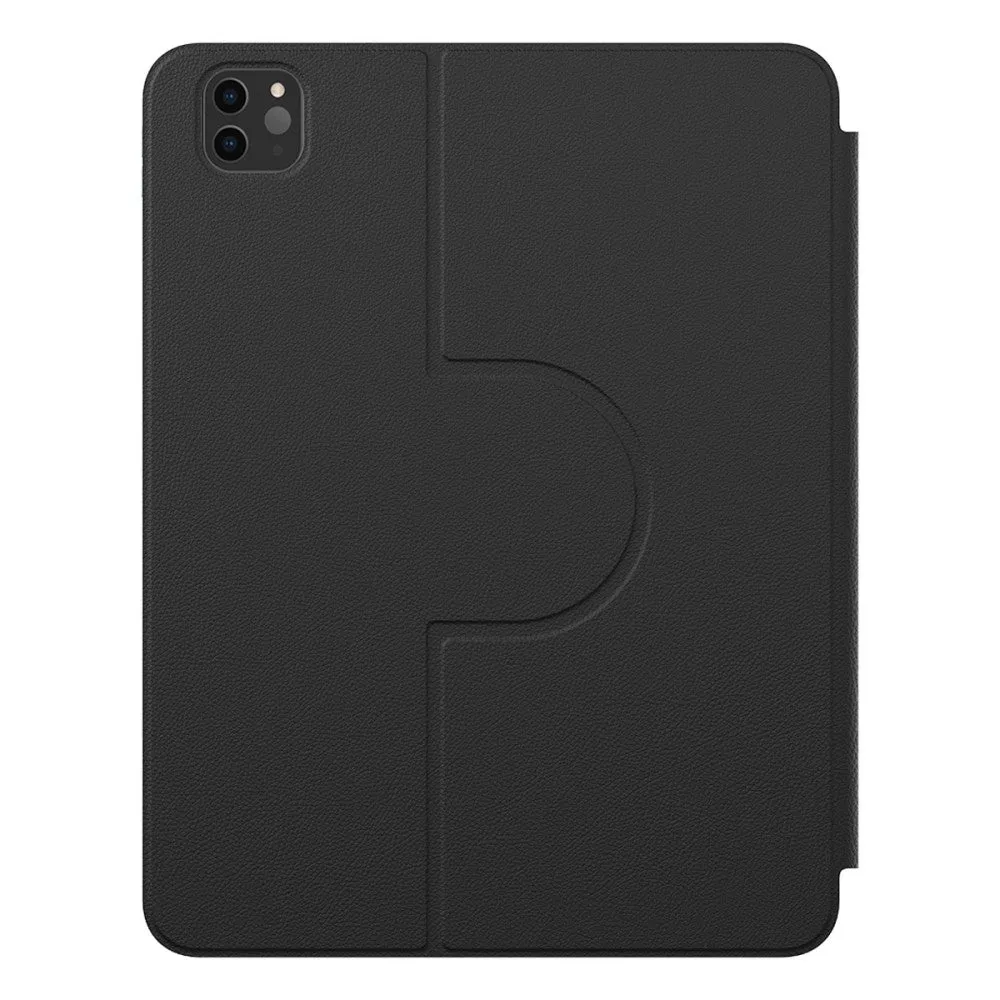 Baseus - iPad Pro 11" (2022/2021/2020/2018) Magnetic Cover with Leather Case Smart Cover Flip Case   Apple Pencil Holder - Black