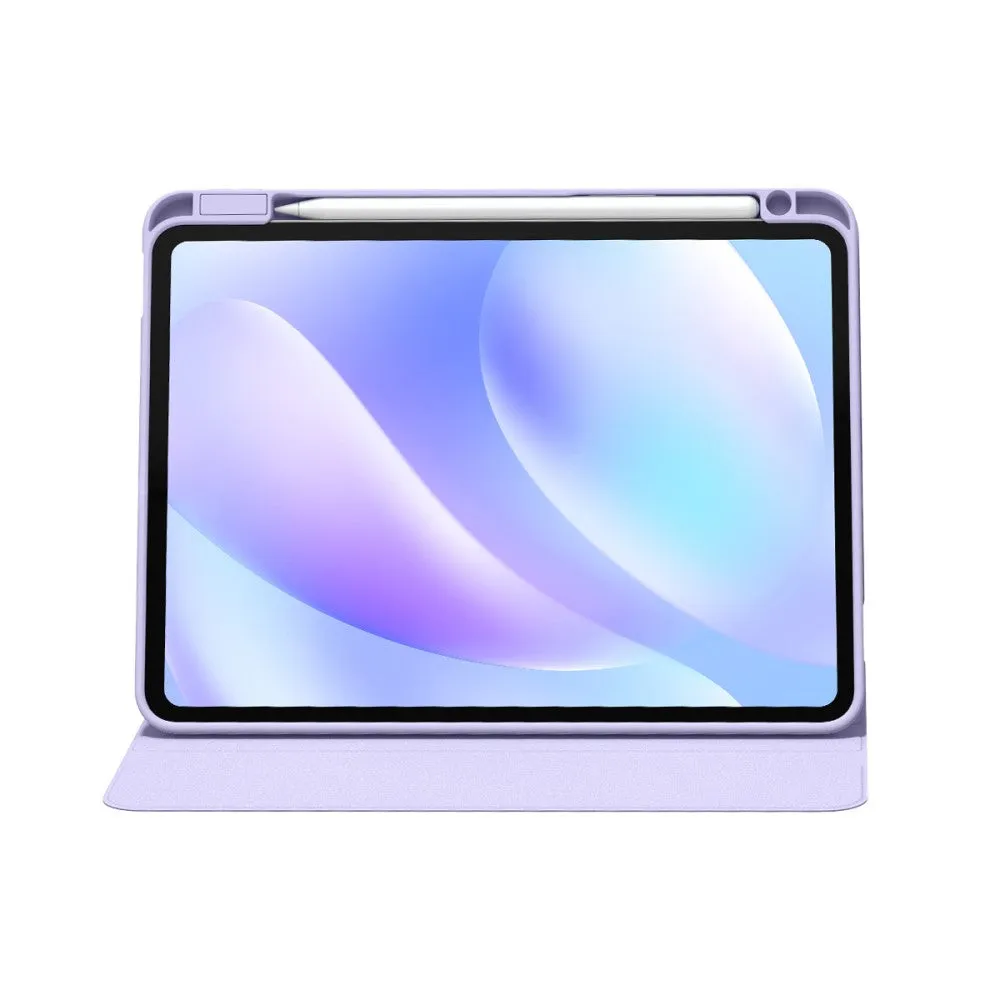 Baseus - iPad Pro 11" (2022/2021/2020/2018) Magnetic Cover with Leather Case Smart Cover Flip Case   Apple Pencil Holder - Purple