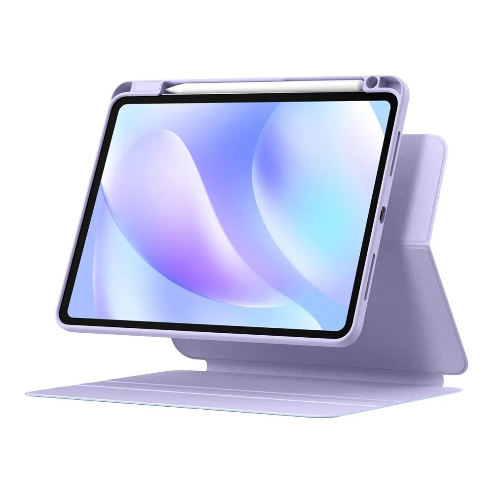 Baseus - iPad Pro 11" (2022/2021/2020/2018) Magnetic Cover with Leather Case Smart Cover Flip Case   Apple Pencil Holder - Purple