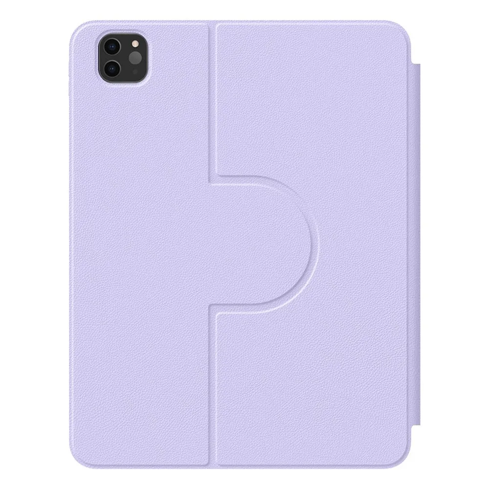 Baseus - iPad Pro 11" (2022/2021/2020/2018) Magnetic Cover with Leather Case Smart Cover Flip Case   Apple Pencil Holder - Purple