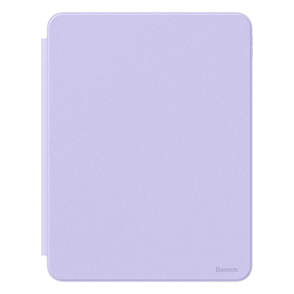 Baseus - iPad Pro 11" (2022/2021/2020/2018) Magnetic Cover with Leather Case Smart Cover Flip Case   Apple Pencil Holder - Purple