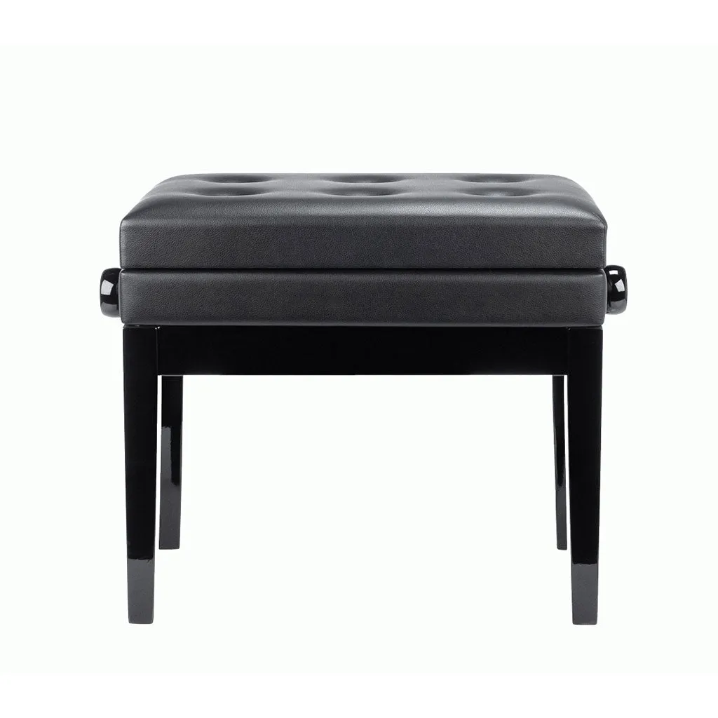 Beale BPB220BK Piano Bench Plush Cushion w/ Storage
