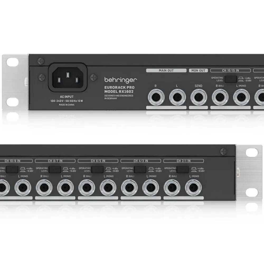 Behringer RX1602 16-position rack mixer
