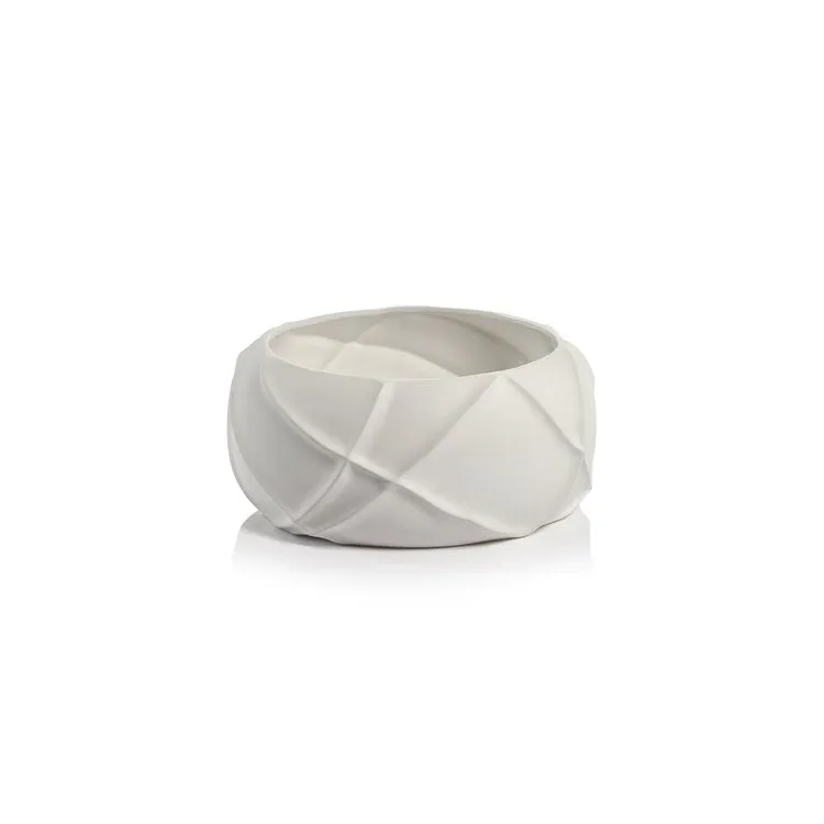 Bessie Ridged Ceramic Bowl