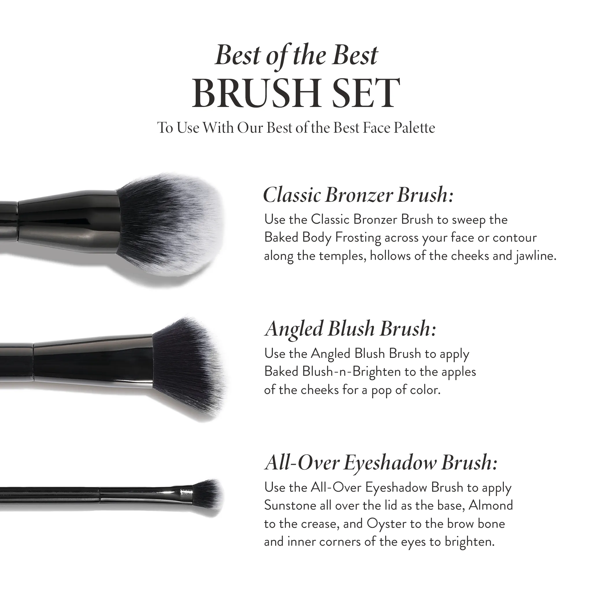 Best of the Best 3 PC Brush Set