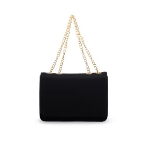 Black Casual Shoulder Bag P55540