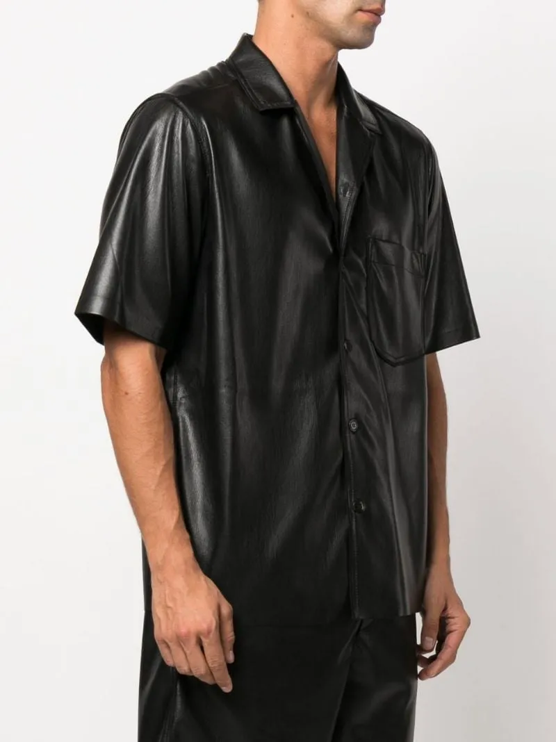 Bodil Alternative Leather Top