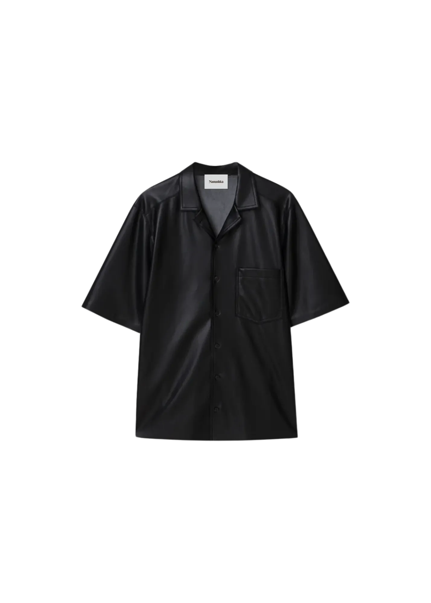 Bodil Alternative Leather Top