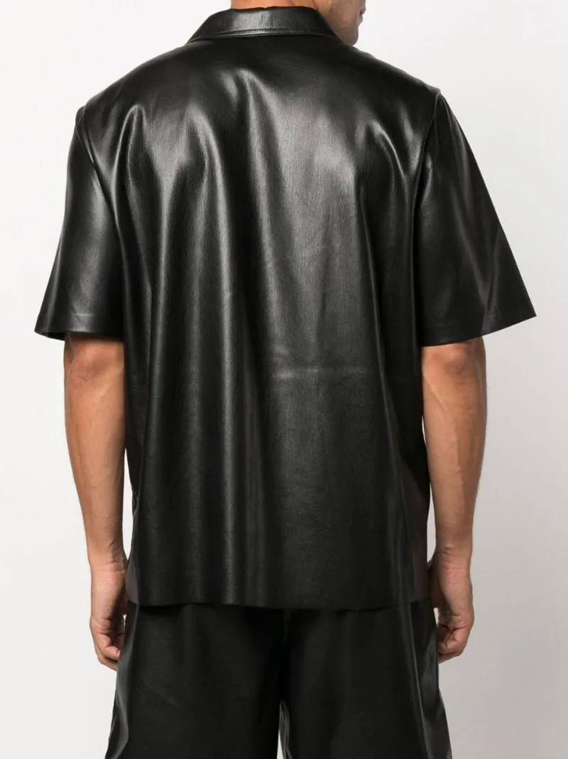 Bodil Alternative Leather Top