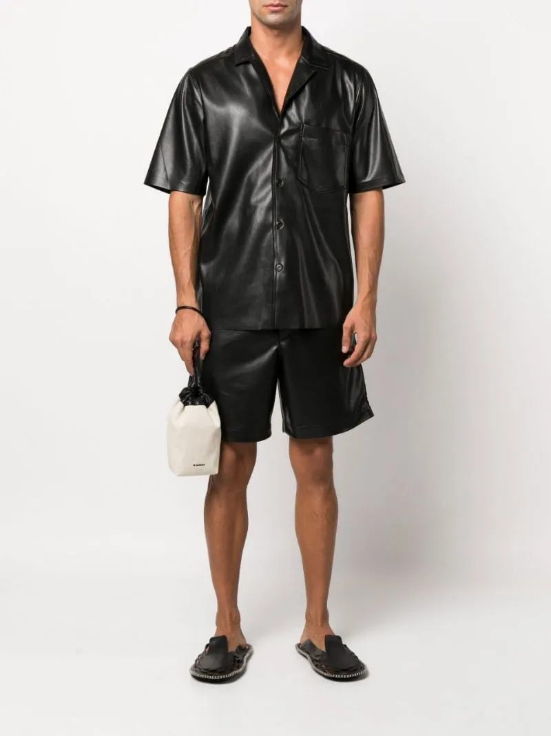 Bodil Alternative Leather Top