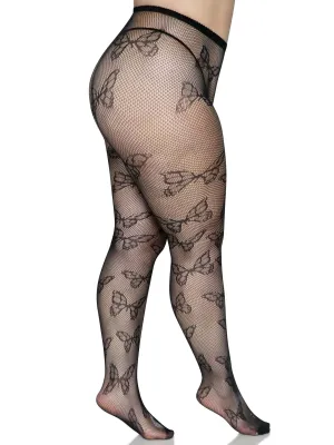 Butterfly Net Tights