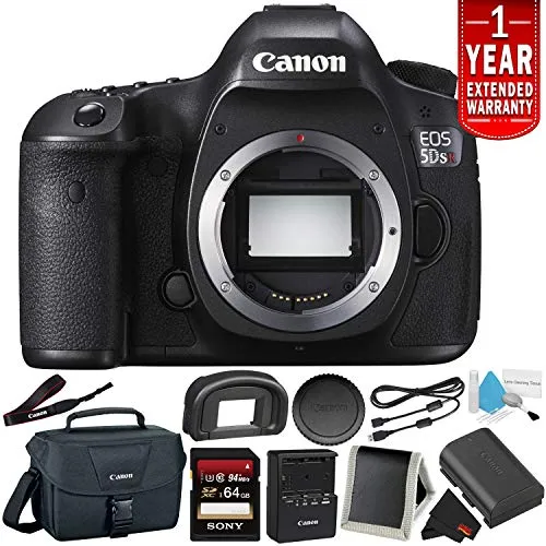 Canon EOS 5DS R Digital SLR Camera (Body Only)- Camera Bundle with 32GB Memory Card   More (International Version)