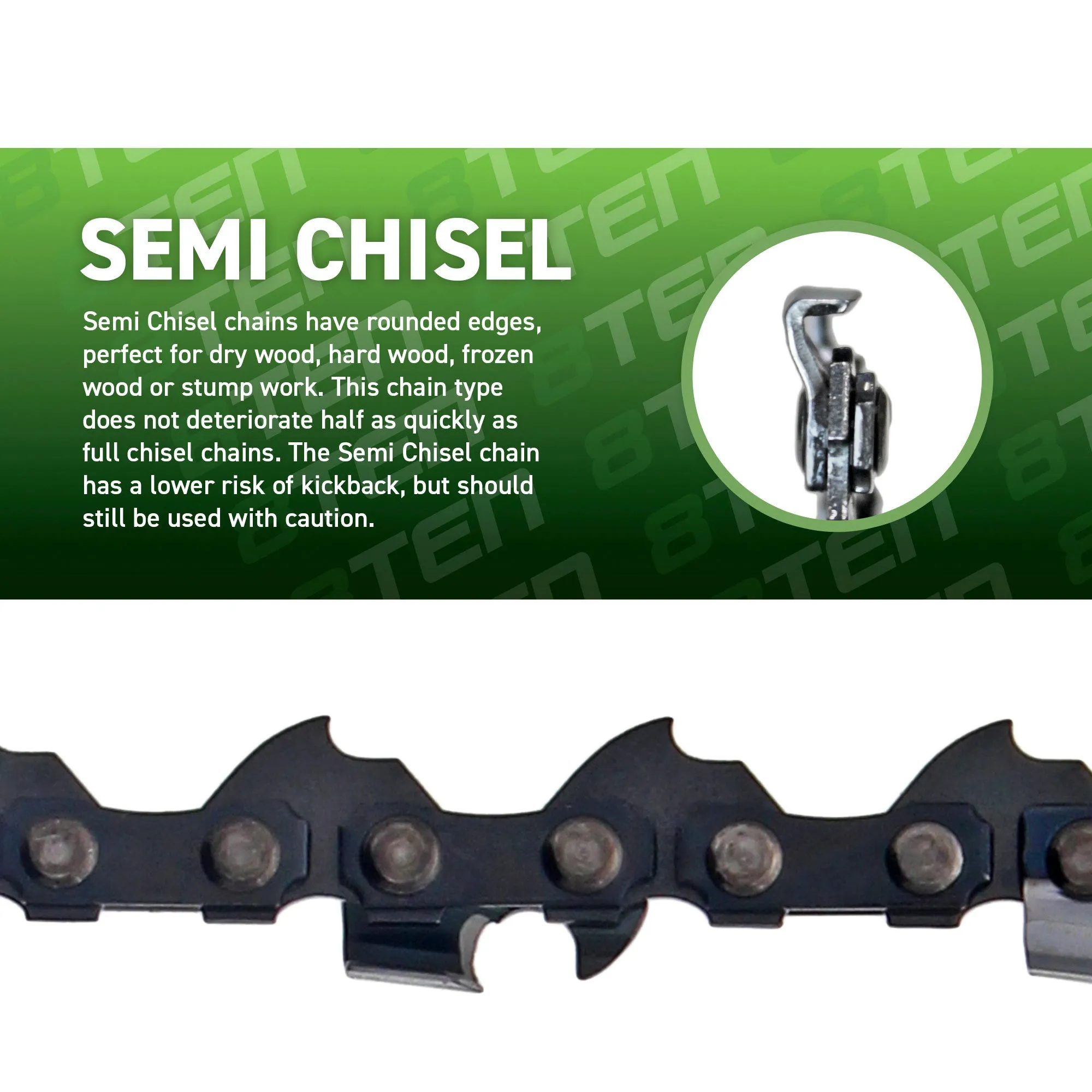Chainsaw Chain 16 Inch .050 3/8 55DL For Stihl Homelite 63PM55 63PM55E 501847055 63PM355E S93G55 | 10-PACK