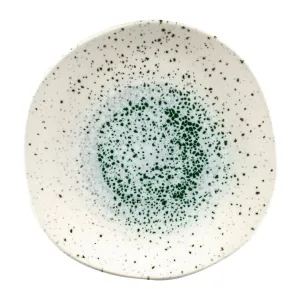 Churchill Studio Prints Mineral Green Centre Organic Round Plates 264mm (Pack of 12) - FC121