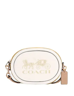Coach Camera Bag In Colorblock With Horse And Carriage