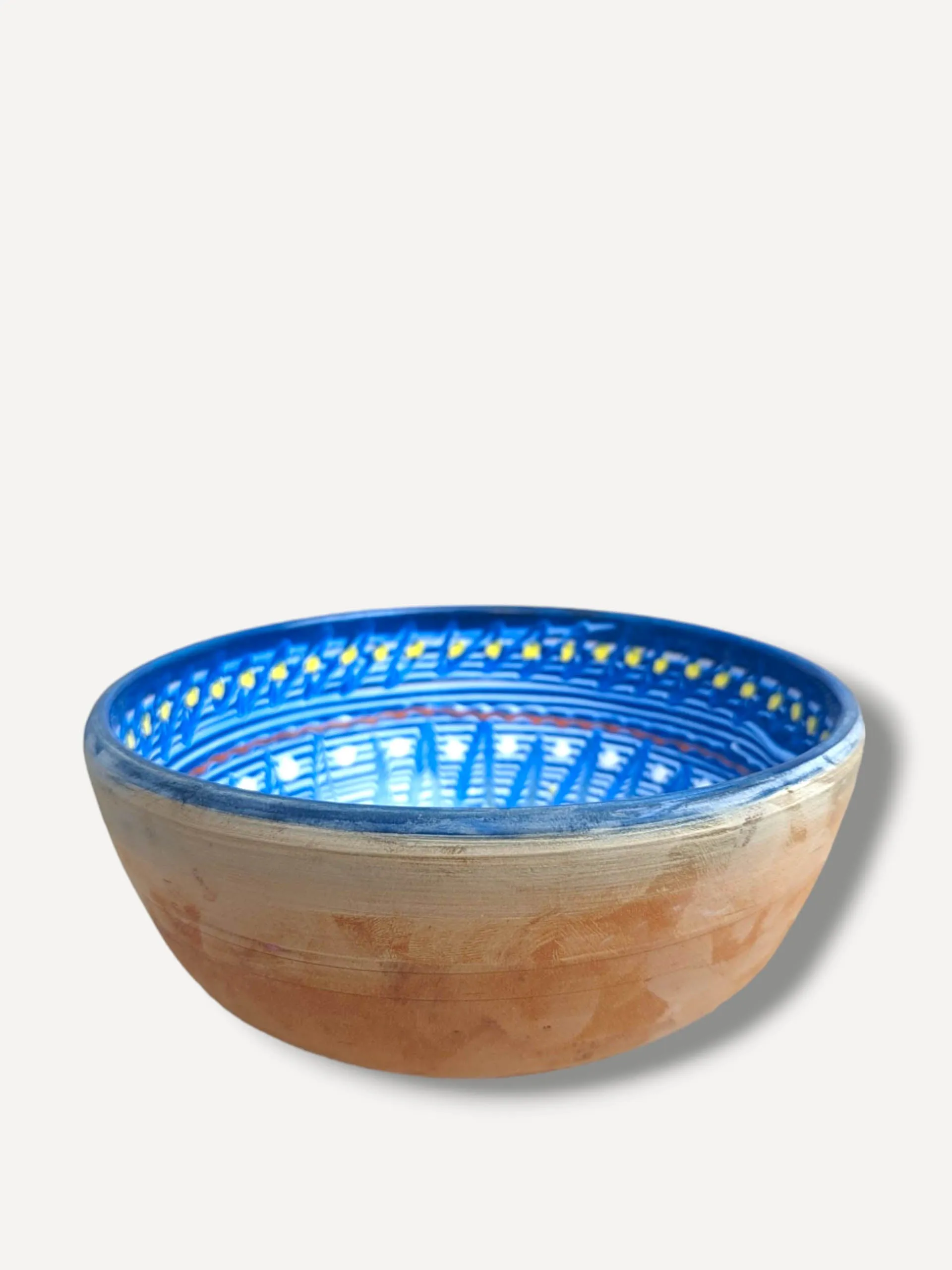 Cobalt deep fruit bowl